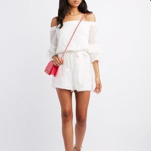 NEW*** Charlotte Russe White Romper